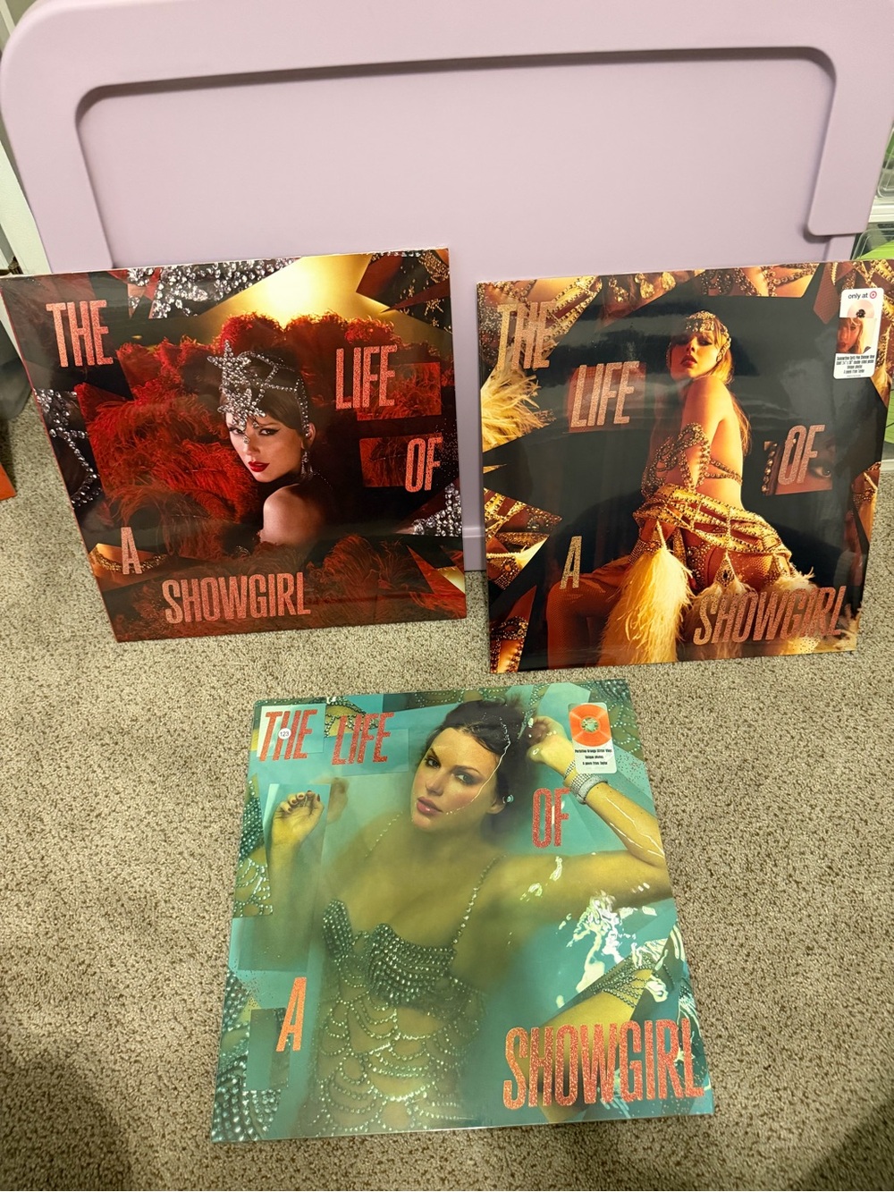 Taylor Swift The Life of a Showgirl Vinyl Set - THREE SEALED VARIANTS!